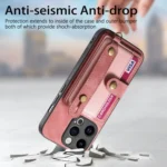 Retro Cross Wristband Wallet Leather Back Phone Case, For iPhone 14 Pro, For iPhone 14 Pro Max - Image 3