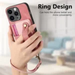 Retro Cross Wristband Wallet Leather Back Phone Case, For iPhone 14 Pro, For iPhone 14 Pro Max - Image 4