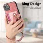 Retro Cross Wristband Wallet Leather Back Phone Case, For iPhone 15, For iPhone 14 Plus, For iPhone 14 - Image 4