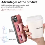 Retro Cross Wristband Wallet Leather Back Phone Case, For iPhone 15, For iPhone 14 Plus, For iPhone 14 - Image 8