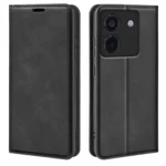 Retro-skin Magnetic Suction Leather Phone Case, For Xiaomi Poco M7 Pro 5G, For Xiaomi Redmi Note 14 Pro 4G, For Redmi Note 14 4G 163.25mm, For Xiaomi 15 Pro