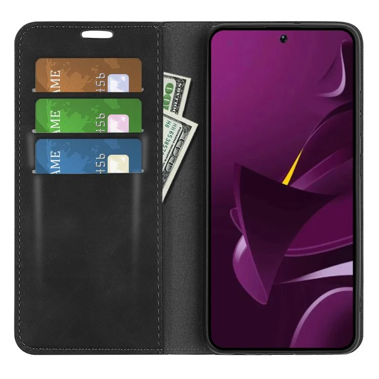 SYA002359927A_3.webp Retro-skin Magnetic Suction Leather Phone Case, For Xiaomi Poco M7 Pro 5G, For Xiaomi Redmi Note 14 Pro 4G, For Redmi Note 14 4G 163.25mm, For Xiaomi 15 Pro - Image 5