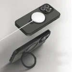 360 Magsafe Ring Holder TPU Hybrid PC Phone Case, For iPhone 15 Pro Max, For iPhone 15 Pro, For iPhone 15 Plus - Image 3