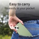 Litchi Oil Edge Leather Back Phone Case, For iPhone 15 Plus, For iPhone 15 - Image 7