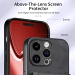 Retro Card Wallet Fold Leather Phone Case with Strap, For iPhone 15 Pro Max, For iPhone 15 Pro, For iPhone 15 Plus - Image 4