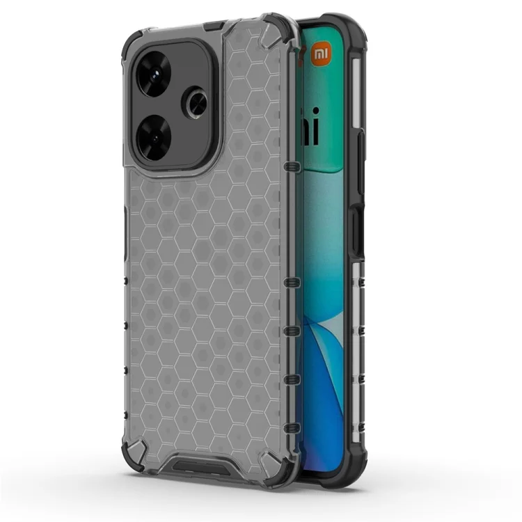 SYA002375522A.webp Shockproof Honeycomb Phone Case, For Redmi 13 4G, For Xiaomi Poco F6, For Xiaomi Redmi Turbo 3, For Xiaomi Redmi A3 - Image 1