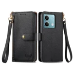 Love Zipper Lanyard Leather Phone Case, For Xiaomi Redmi Note 13 5G, For Xiaomi Redmi Note 13 Pro 5G, For Xiaomi 13T - Image 5