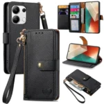 Love Zipper Lanyard Leather Phone Case, For Xiaomi Redmi Note 13 4G, For Xiaomi Redmi 13C 5G, For Xiaomi 14 Ultra