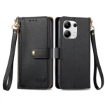 Love Zipper Lanyard Leather Phone Case, For Xiaomi Redmi Note 13 4G, For Xiaomi Redmi 13C 5G, For Xiaomi 14 Ultra - Image 5