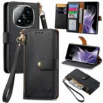 Love Zipper Lanyard Leather Phone Case, For Xiaomi Redmi Note 14 Pro 5G, For Xiaomi Redmi A3 4G, For Xiaomi Redmi Note 13 Pro 4G