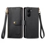 Love Zipper Lanyard Leather Phone Case, For Xiaomi Poco X7 Pro, For Redmi Note 14 4G 163.25mm, For Xiaomi 15 Pro - Image 5