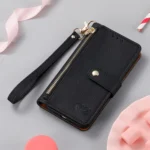 Love Zipper Lanyard Leather Phone Case, For Xiaomi Poco X7 Pro, For Redmi Note 14 4G 163.25mm, For Xiaomi 15 Pro - Image 8
