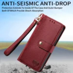 Love Zipper Lanyard Leather Phone Case, For Xiaomi Redmi Note 13 5G, For Xiaomi Redmi Note 13 Pro 5G, For Xiaomi 13T - Image 2