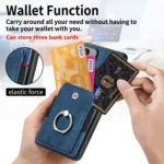 Retro Skin-feel Ring Card Wallet Phone Case, For Xiaomi Redmi K70E, For Xiaomi Poco X6 Pro, For Xiaomi 14 Pro - Image 3