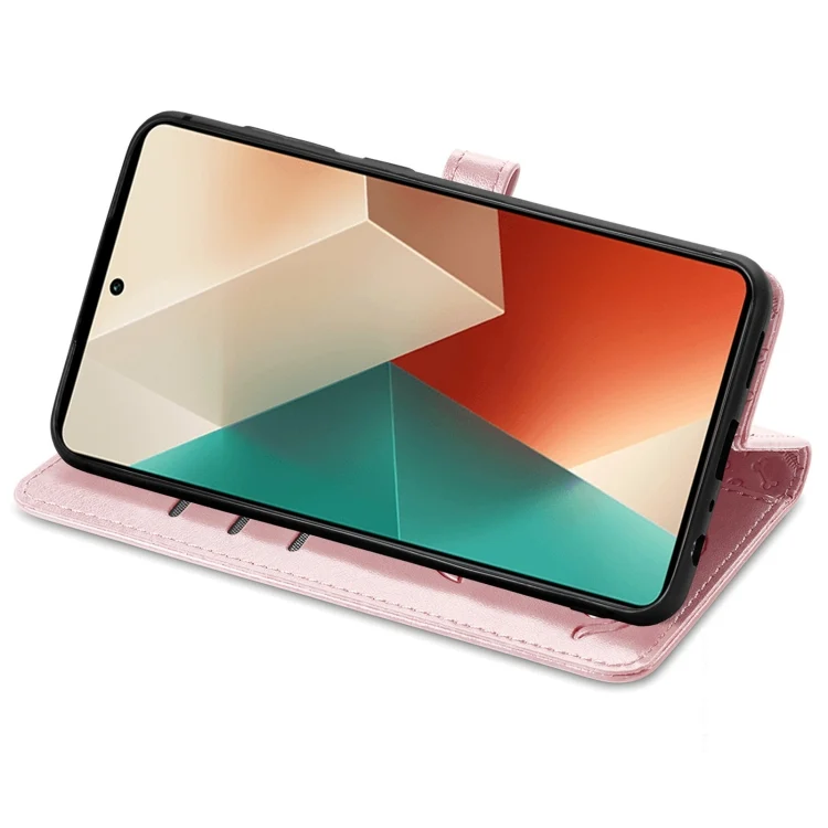 SYA002383307A_3.webp Cat and Dog Embossed Leather Phone Case, For Xiaomi Redmi Note 13 Pro, For Xiaomi Redmi K60 Ultra - Image 5