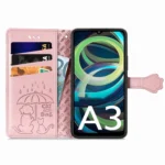 Cat and Dog Embossed Leather Phone Case, For Xiaomi Redmi A3, For Xiaomi Redmi K70E - Image 4