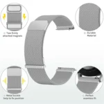 Milan Daul Magnetic Steel Mesh Watch Band - Image 3