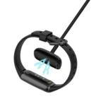 For Fitbit Charge 6 USB Port Smart Watch Charging Cable with Reset Key - Image 7