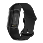 For Fitbit Charge 6 Solid Color Butterfly Buckle Silicone Watch Band - Image 4