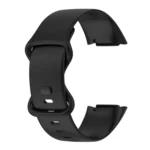For Fitbit Charge 6 Solid Color Butterfly Buckle Silicone Watch Band - Image 5