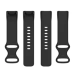 For Fitbit Charge 6 Solid Color Butterfly Buckle Silicone Watch Band - Image 7