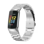 Three Beads Stainless Steel Metal Watch Band