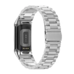 Three Beads Stainless Steel Metal Watch Band - Image 4