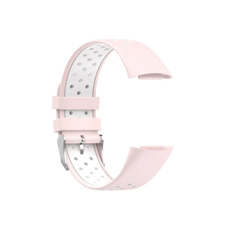 SYA002387701A_2.webp For Fitbit Charge 6 Dual Color Breathable Silicone Watch Band - Image 4