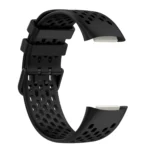 Solid Color Breathable Sports Silicone Watch Band - Image 6