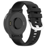 Liquid Glossy Silver Buckle Silicone Watch Band - Image 4