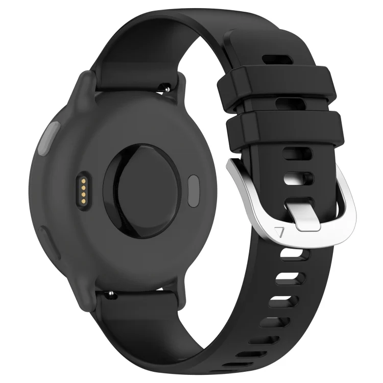 SYA002389602A_1.webp Liquid Glossy Silver Buckle Silicone Watch Band - Image 4