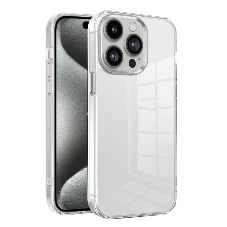 Ice Color Clear PC Hybrid TPU Phone Case, For iPhone 15 Pro Max, For iPhone 15 Pro