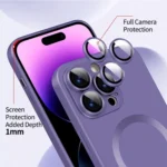 ENKAY MagSafe Matte TPU Phone Case with Lens Film, For iPhone 16 Pro Max, For iPhone 16 Pro - Image 2