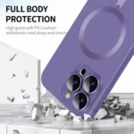 ENKAY MagSafe Matte TPU Phone Case with Lens Film, For iPhone 16 Pro Max, For iPhone 16 Pro - Image 3