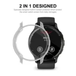 ENKAY Hat-Prince Full Coverage Transparent TPU Watch Case with Screen Protection - Image 3