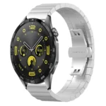 One Bead Butterfly Buckle Stainless Steel Metal Watch Band