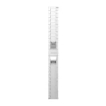 One Bead Butterfly Buckle Stainless Steel Metal Watch Band - Image 7