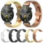 One Bead Butterfly Buckle Stainless Steel Metal Watch Band - Image 2