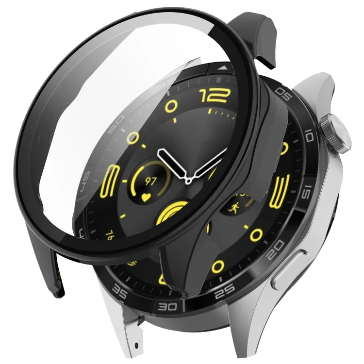 For Huawei Watch GT4 46mm PC + Tempered Film Integrated Watch Protective Case