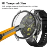 For Huawei Watch GT4 46mm PC + Tempered Film Integrated Watch Protective Case - Image 4