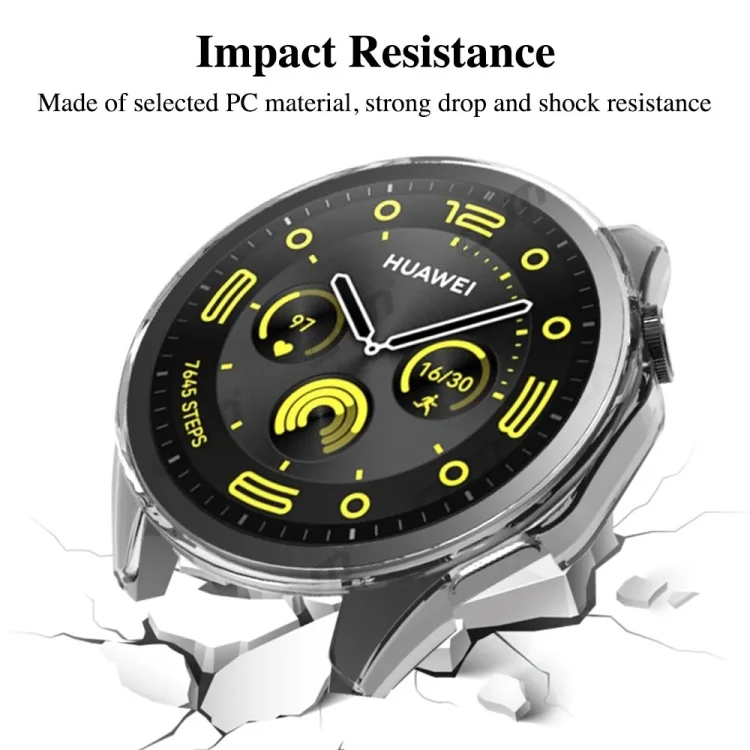 SYA0024032_B5.webp For Huawei Watch GT4 46mm PC + Tempered Film Integrated Watch Protective Case - Image 6