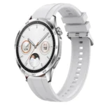 Tire Pattern Silver Buckle Silicone Watch Band