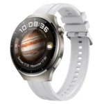 Tire Pattern Silver Buckle Silicone Watch Band