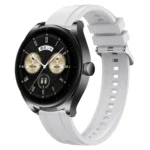 Tire Pattern Silver Buckle Silicone Watch Band
