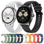 Tire Pattern Silver Buckle Silicone Watch Band - Image 2
