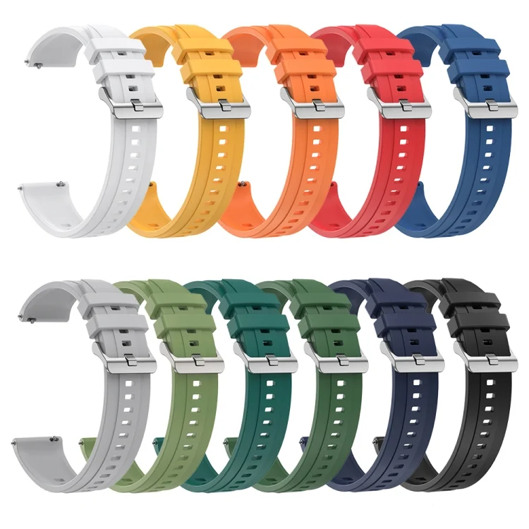 SYA0024096_B2.webp Tire Pattern Silver Buckle Silicone Watch Band - Image 3