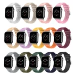 H Texture Soft Silicone Buckle Watch Band, For Apple Watch Ultra 2 49mm - Image 4