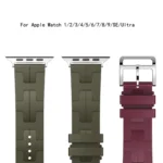 H Texture Soft Silicone Buckle Watch Band, For Apple Watch Ultra 2 49mm - Image 5