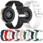 Official Steps Style Silver Buckle Silicone Watch Band - Image 3