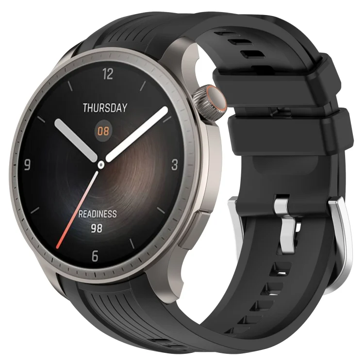 Vertical Texture Silicone Watch Band